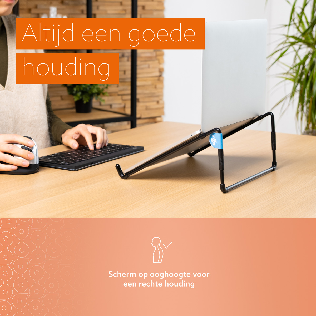 R-Go Steel Travel Laptopstandaard