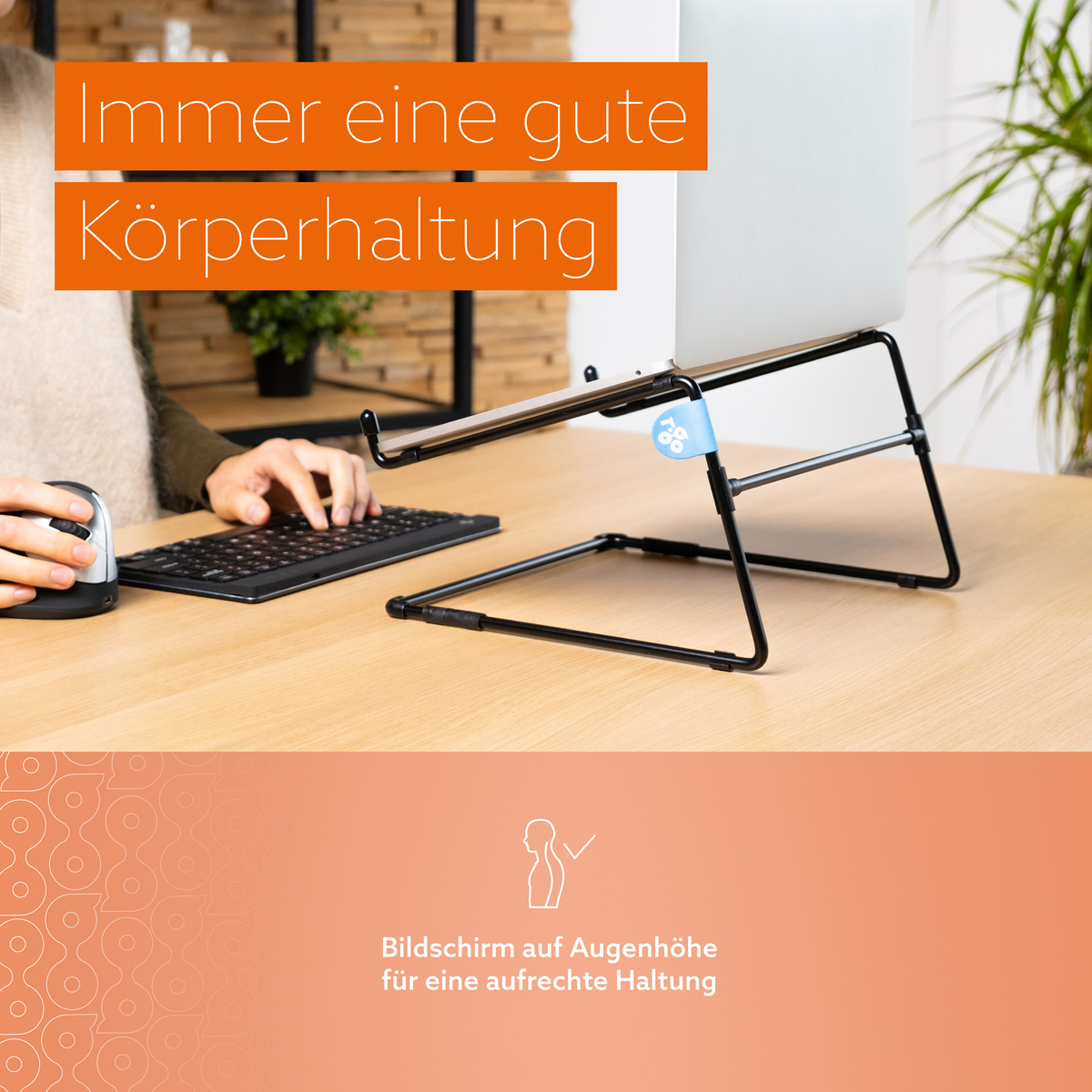 R-Go Steel Office Laptop-Ständer