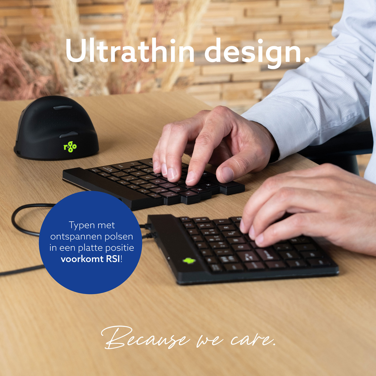 R-Go Split Break (zwart, bedraad, QWERTY – US)