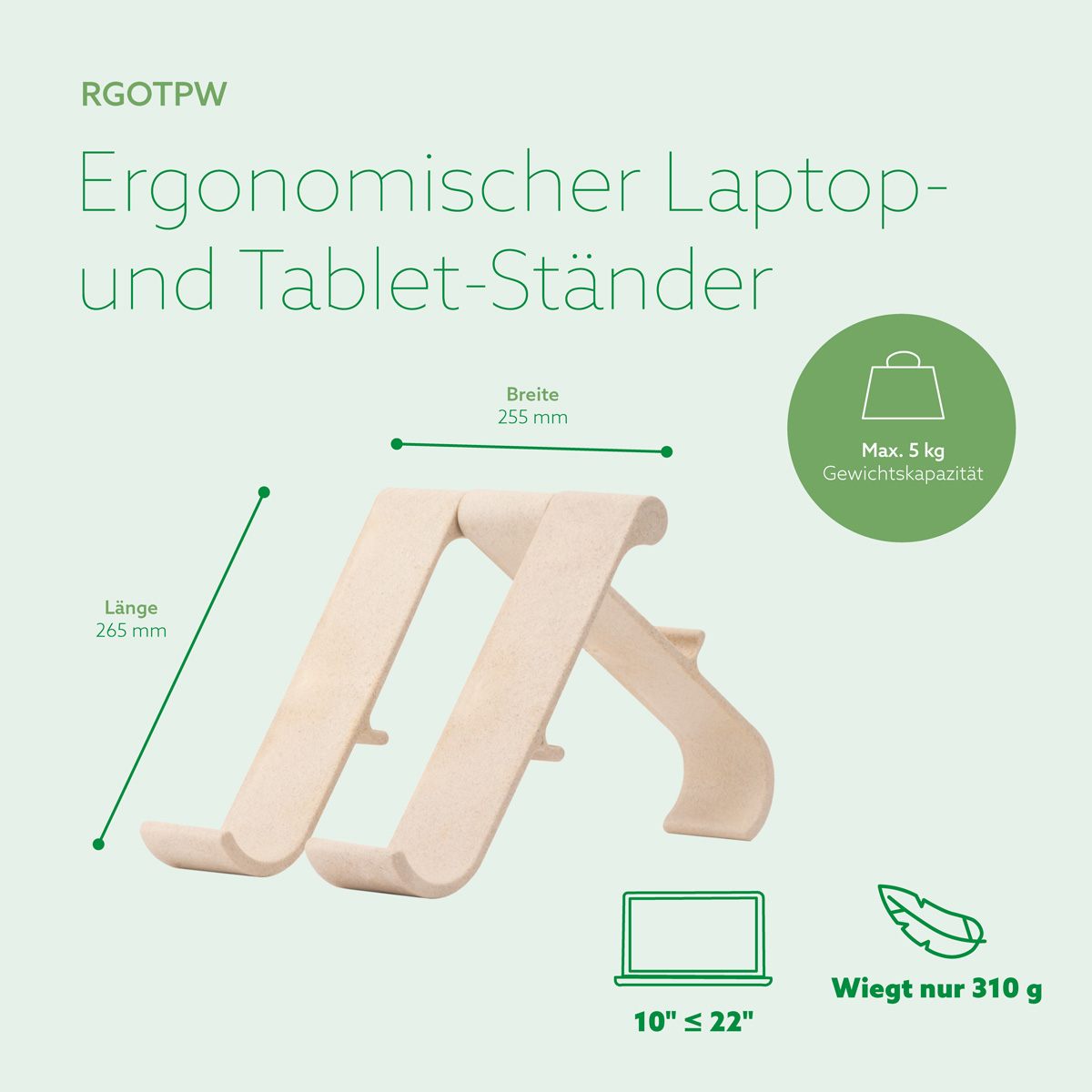 R-Go Treepod Laptop- und Tablet-Ständer