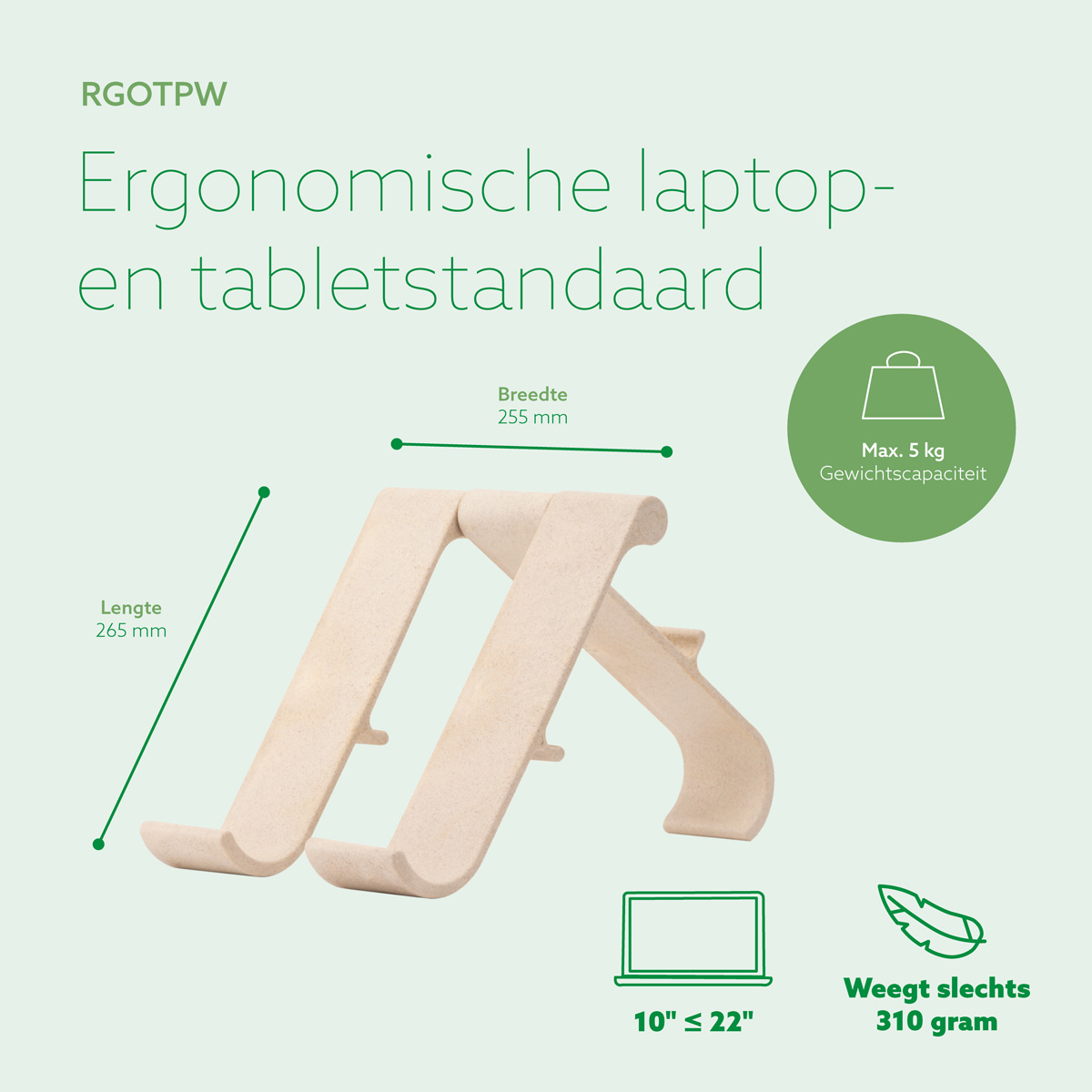 R-Go Treepod Laptop en Tabletstandaard
