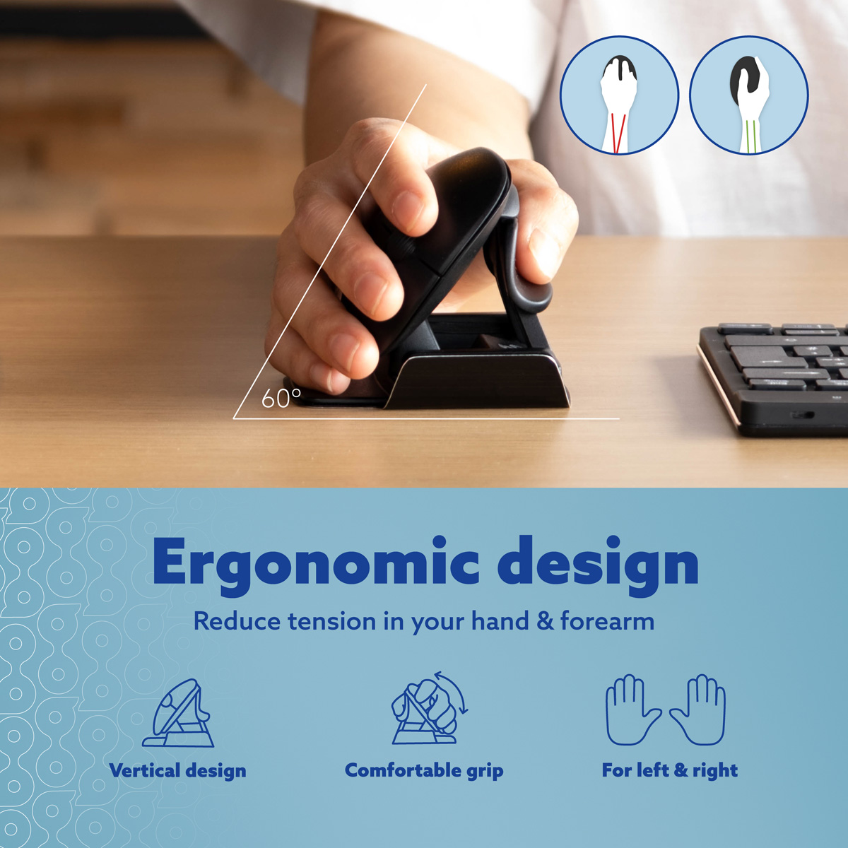 R-Go Twister Ambidexter Mouse