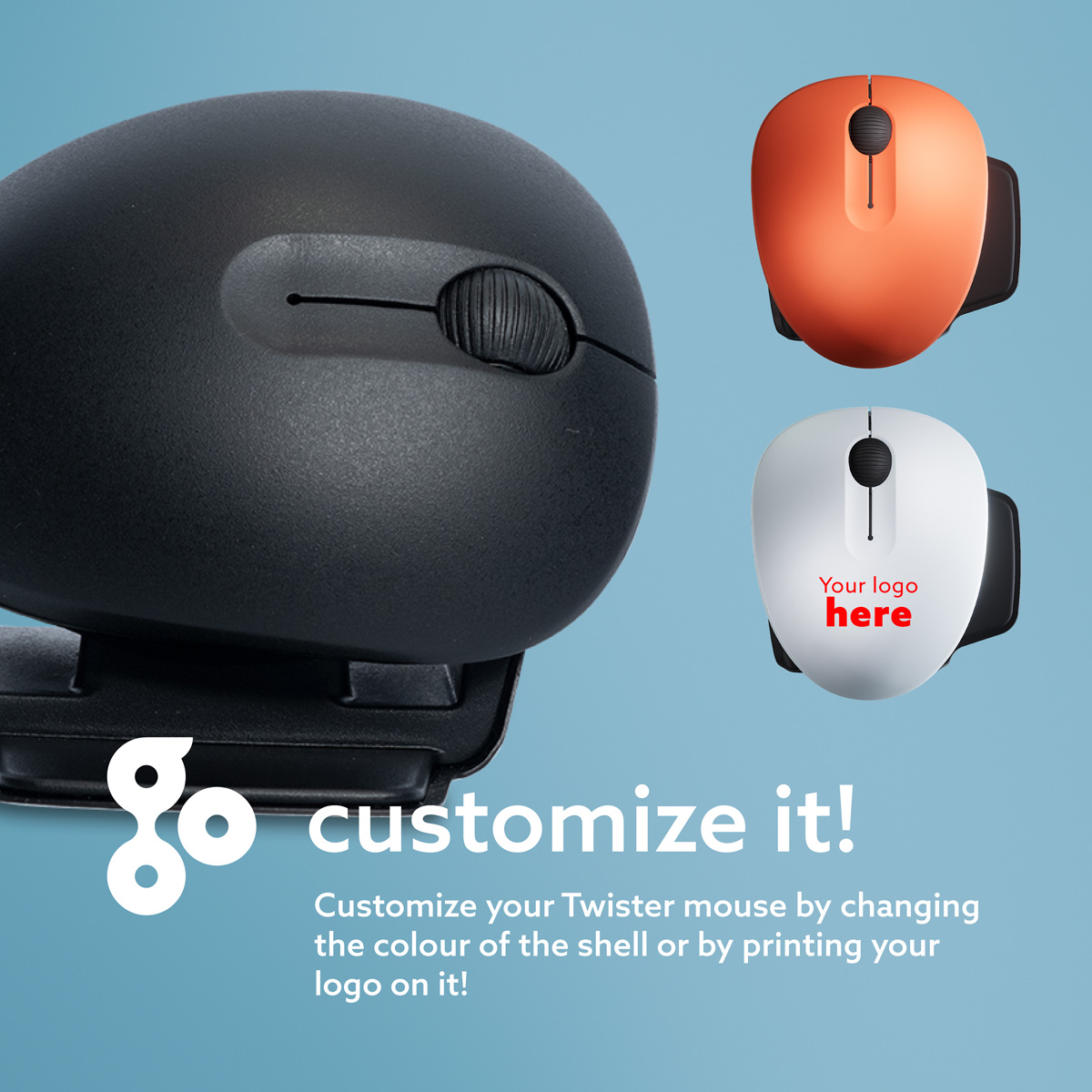 R-Go Twister Ambidexter Mouse