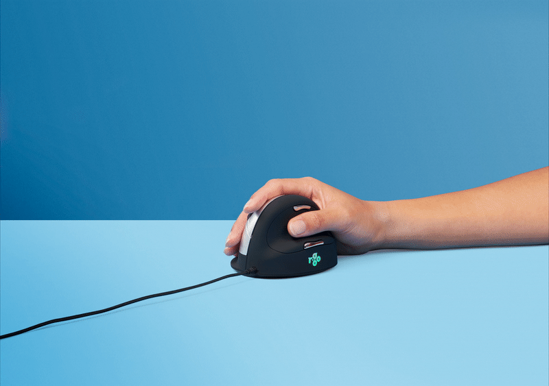 R-Go HE Break (petit modèle, droit, connexion 3 en 1 Bluetooth/2,4 GHz/USB)