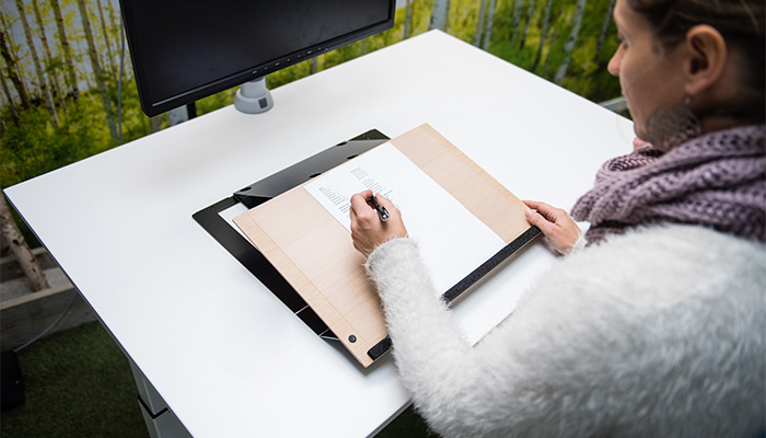 Porte-documents R-Go Read2Write (Acrylique mat)