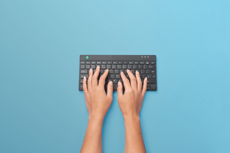 R-Go Split Break v2 (white, wireless, QWERTY – UK)