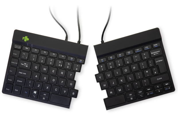 R-Go Split Break v2 (white, wireless, QWERTY – UK)